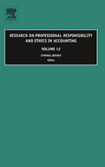 Jeffrey |  Research on Professional Responsibility and Ethics in Accounting | Buch |  Sack Fachmedien