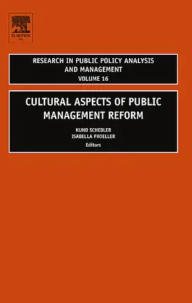 Schedler / Proeller |  Cultural Aspects of Public Management Reform | Buch |  Sack Fachmedien