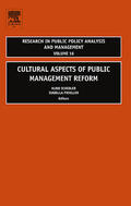 Proeller / Schedler |  Cultural Aspects of Public Management Reform | Buch |  Sack Fachmedien