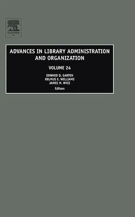 Garten / Williams / Nyce |  Advances in Library Administration and Organization | Buch |  Sack Fachmedien