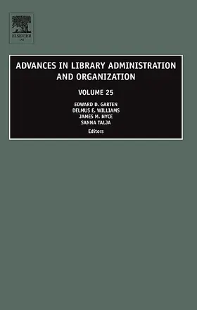 Garten / Williams |  Advances in Library Administration and Organization | Buch |  Sack Fachmedien