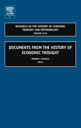 Samuels |  Documents from the History of Economic Thought | Buch |  Sack Fachmedien