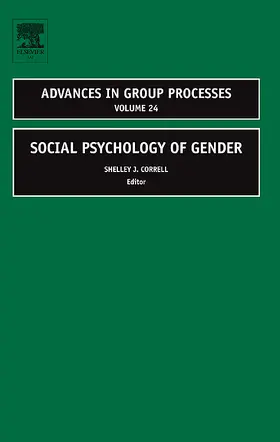 Correll |  Social Psychology of Gender | Buch |  Sack Fachmedien