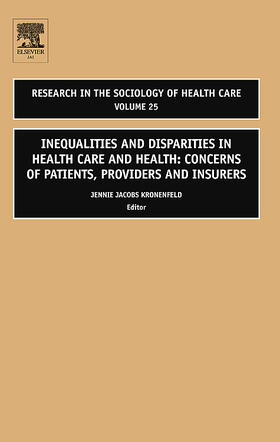 Kronenfeld | Inequalities and Disparities in Health Care and Health | Buch | 978-0-7623-1474-4 | sack.de