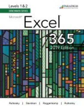 Benchmark Series: Microsoft Excel 2019 Levels 1&2 | Buch | 978-0-7638-8722-3 | sack.de