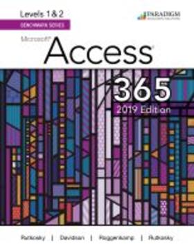 Benchmark Series: Microsoft Access 2019 Levels 1&2 | Buch | 978-0-7638-8728-5 | sack.de