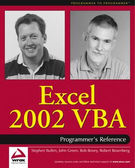 Bovey / Bullen / Green | Excel 2002 VBA | Buch | 978-0-7645-4371-5 | sack.de