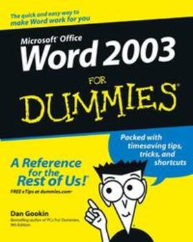 Gookin | Word 2003 For Dummies | E-Book | sack.de
