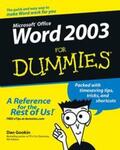 Gookin |  Word 2003 For Dummies | eBook | Sack Fachmedien