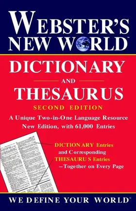 Laird |  Webster's New World Dictionary and Thesaurus, 2nd Edition | Buch |  Sack Fachmedien