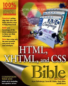 Pfaffenberger / Schafer / White |  HTML, XHTML, and CSS Bible | eBook | Sack Fachmedien