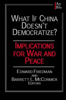 Friedman / McCormick |  What if China Doesn't Democratize? | Buch |  Sack Fachmedien