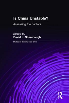 Shambaugh |  Is China Unstable? | Buch |  Sack Fachmedien