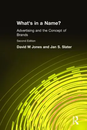 Jones / Slater |  What's in a Name? | Buch |  Sack Fachmedien