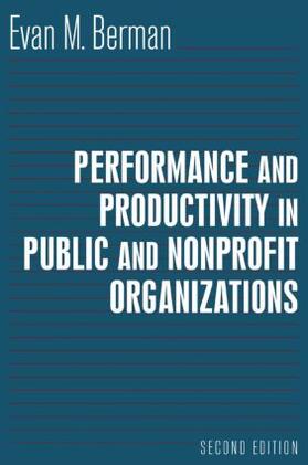 Berman | Productivity in Public and Nonprofit Organizations | Buch | sack.de