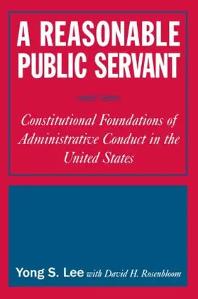 Lee / Rosenbloom |  A Reasonable Public Servant | Buch |  Sack Fachmedien