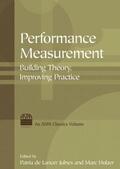 Julnes / Holzer |  Performance Measurement: Building Theory, Improving Practice | Buch |  Sack Fachmedien