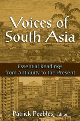 Peebles |  Voices of South Asia | Buch |  Sack Fachmedien