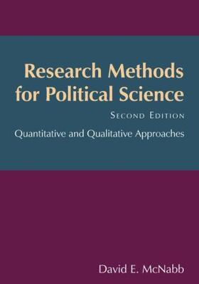 McNabb | Research Methods for Political Science | Buch | 978-0-7656-2313-3 | sack.de