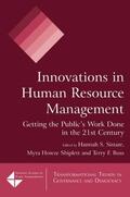 Sistare / Shiplett / Buss |  Innovations in Human Resource Management | Buch |  Sack Fachmedien