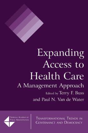 Buss / Van de Water | Expanding Access to Health Care | Buch | 978-0-7656-2333-1 | sack.de