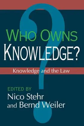 Weiler / Stehr |  Who Owns Knowledge? | Buch |  Sack Fachmedien