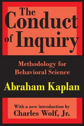 Kaplan |  The Conduct of Inquiry | Buch |  Sack Fachmedien