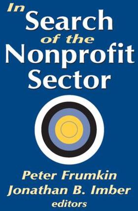Imber | In Search of the Nonprofit Sector | Buch | 978-0-7658-0518-8 | sack.de