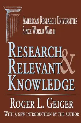 Geiger |  Research and Relevant Knowledge | Buch |  Sack Fachmedien