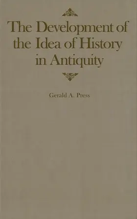 Press |  Development of the Idea of History in Antiquity | eBook | Sack Fachmedien