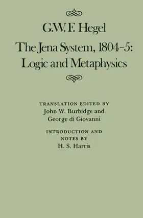 Burbidge / di Giovanni / Hegel |  Jena System, 1804-5 | eBook | Sack Fachmedien
