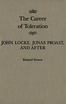 Vernon |  Career of Toleration | eBook | Sack Fachmedien