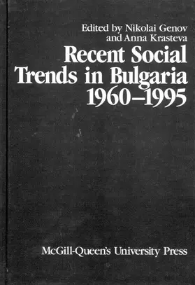 Genov / Krasteva |  Recent Social Trends in Bulgaria, 1960-1995 | eBook | Sack Fachmedien