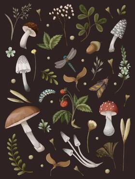  Mushroom Lined Journal | Buch |  Sack Fachmedien