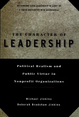 Jinkins |  The Character of Leadership | Buch |  Sack Fachmedien