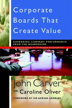 Carver |  Corporate Boards That Create Value | Buch |  Sack Fachmedien