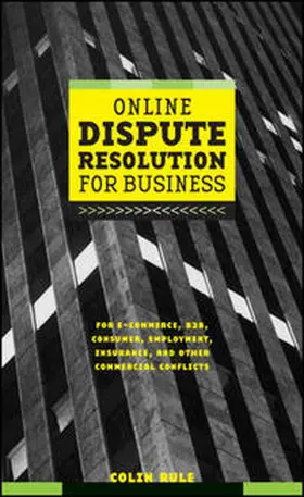 Rule |  Online Dispute Resolution For Business | eBook | Sack Fachmedien
