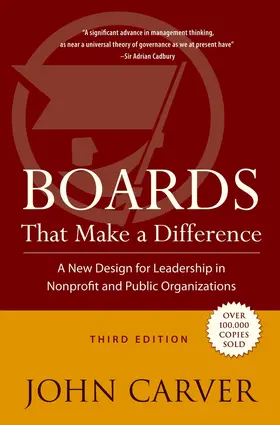 Carver |  Boards That Make a Difference | Buch |  Sack Fachmedien