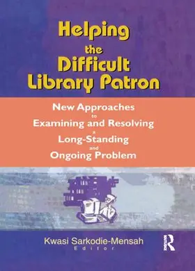 Katz | Helping the Difficult Library Patron | Buch | 978-0-7890-1731-4 | www.sack.de