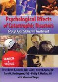 Rose / Spitz / Schein |  Psychological Effects of Catastrophic Disasters | Buch |  Sack Fachmedien
