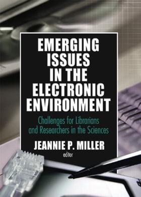 Miller |  Emerging Issues in the Electronic Environment | Buch |  Sack Fachmedien