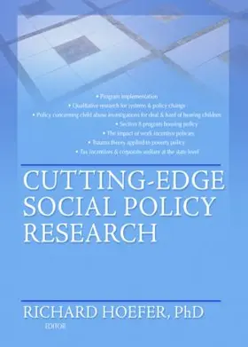 Hoefer |  Cutting-Edge Social Policy Research | Buch |  Sack Fachmedien