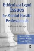 Bucky / Callan / Stricker |  Ethical and Legal Issues for Mental Health Professionals | Buch |  Sack Fachmedien
