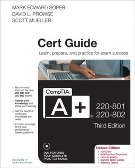Soper / Prowse / Mueller |  Comptia A+ 220-801 and 220-802 Cert Guide, Deluxe Edition [With DVD] | Buch |  Sack Fachmedien