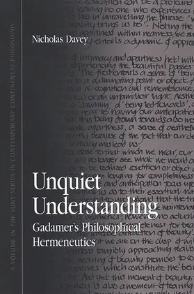 Davey |  Unquiet Understanding | eBook | Sack Fachmedien