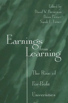Breneman / Pusser / Turner |  Earnings from Learning | eBook | Sack Fachmedien