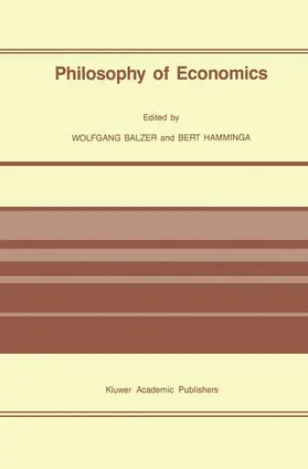 Hamminga / Balzer |  Philosophy of Economics | Buch |  Sack Fachmedien