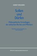 Spiegelberg / Schumann |  Sollen und Dürfen | Buch |  Sack Fachmedien