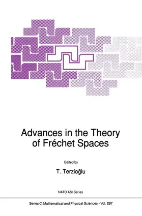 Terzio¿lu / Terziogammalu |  Advances in the Theory of Fréchet Spaces | Buch |  Sack Fachmedien