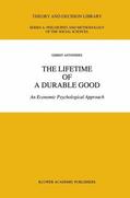 Antonides |  The Lifetime of a Durable Good | Buch |  Sack Fachmedien
